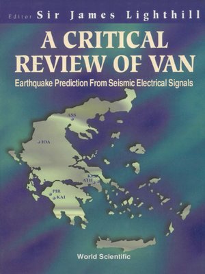 cover image of A Critical Review of Van